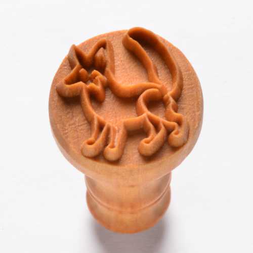 MKM Fox 2.5cm wood stamp